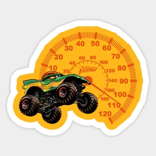 Dragon Truck of Speed Sticker